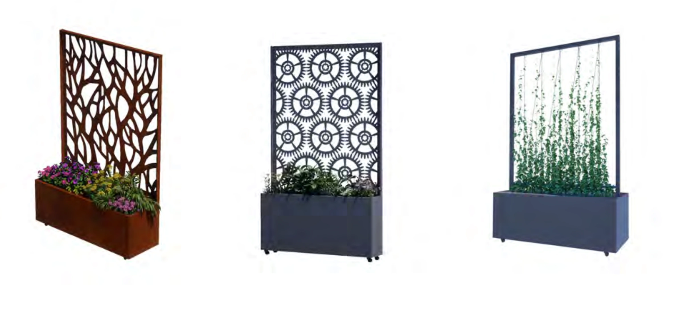 Planters with Screens from the original product reference