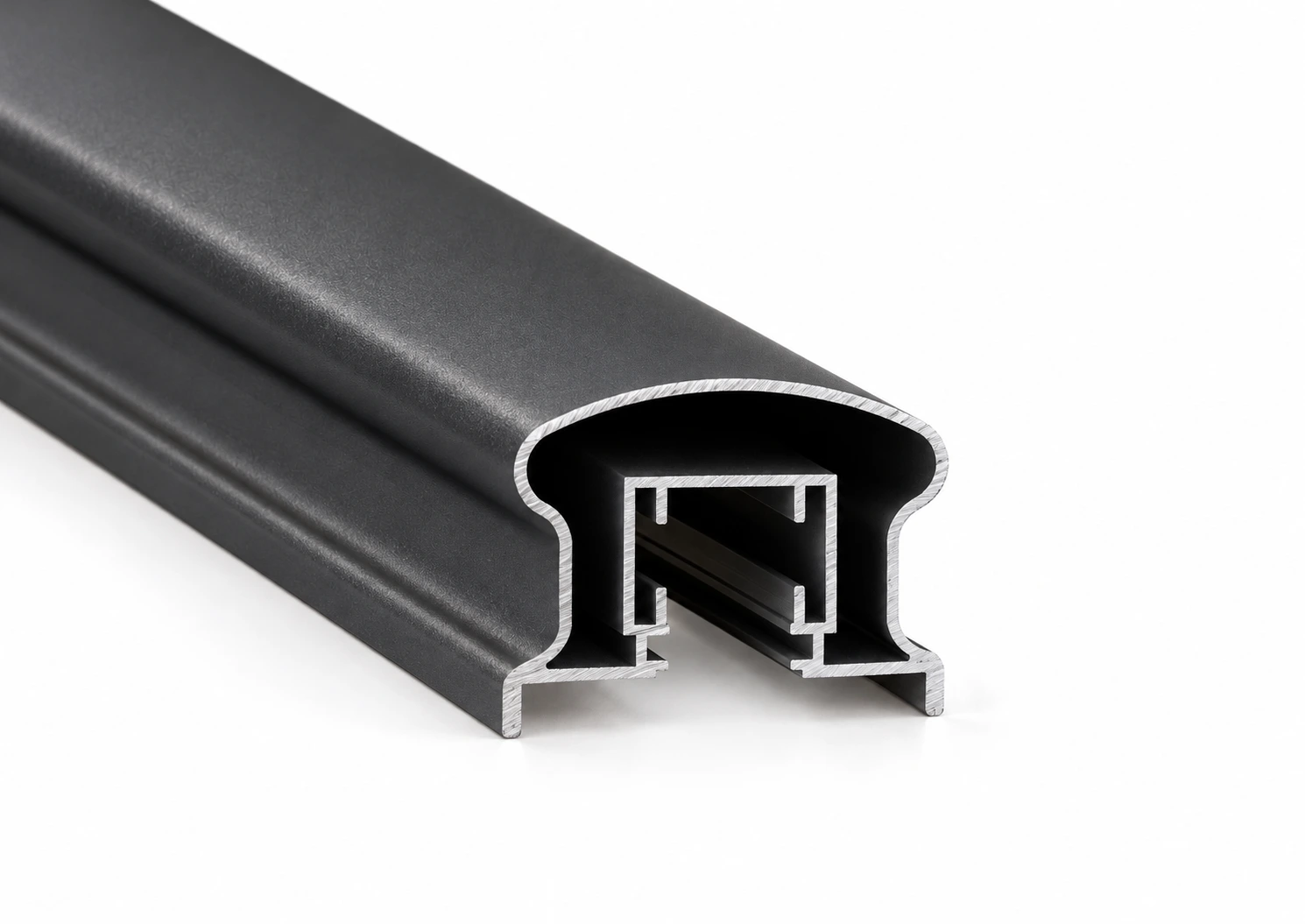 Handrail profile with internal insert