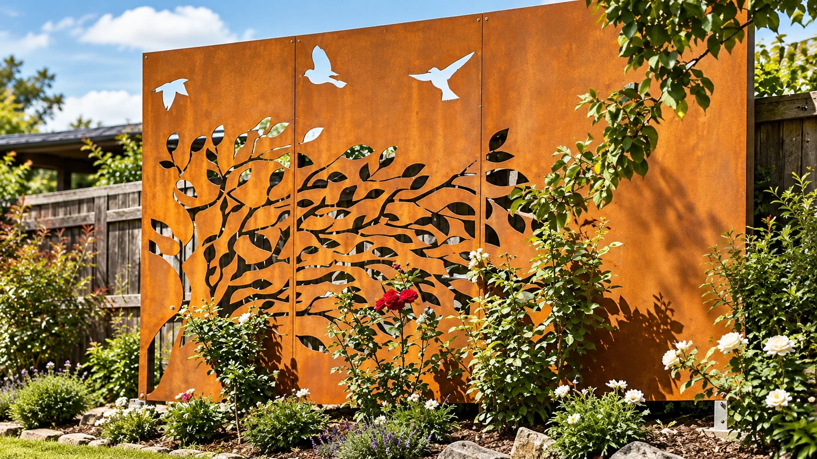 Corten Steel Screens